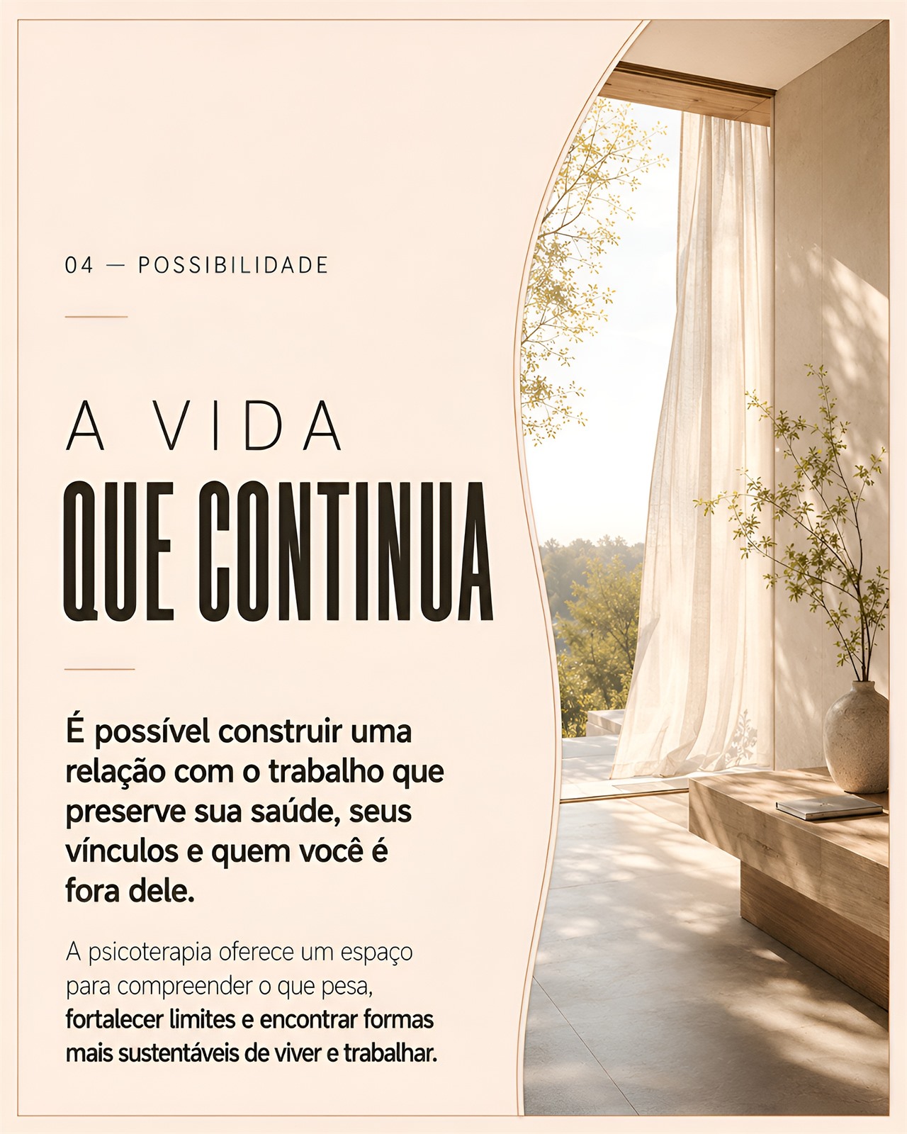 A vida que continua — é possível construir uma relação com o trabalho que preserve sua saúde, seus vínculos e quem você é fora dele.